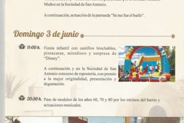 Programa de las fiestas de San Antonio 2018 (Foto TA)